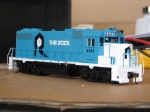 Rock Island locomotive in HO scale